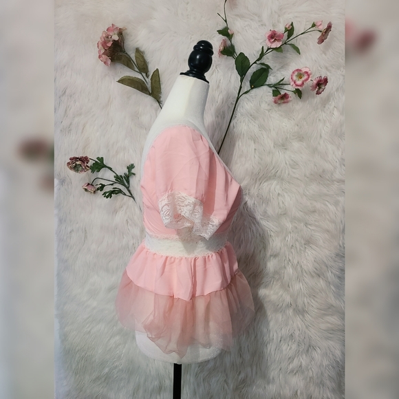 Cute pink babydoll negligee - Picture 3 of 4